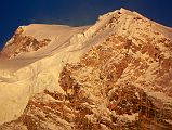 23 Sunrise On Shishapangma East Face Close Up From Kong Tso Sunrise on Shishapangma East Face close up from Kong Tso camp (5198m).